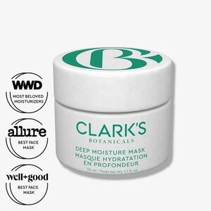CLARK’S BOTANICALS Deep Moisture Mask • Full Size • NEW